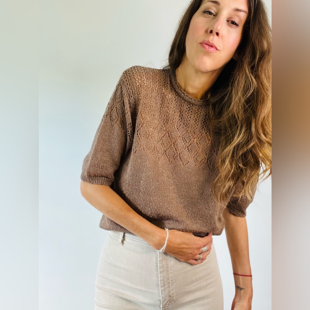 Vintage Mushroom Knit